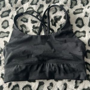 Lululemon camo Sport bra